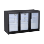 CS Euro Back Bar Cooler 1350mm 3 Hinged Glass Doors KBC-3