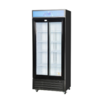 CS Euro Commercial Upright Display Fridge 800mm Double Sliding Doors KD-800S