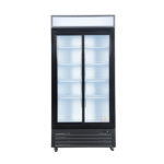 CS Euro Commercial Upright Display Fridge 900mm Double Sliding Doors KD-900S