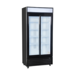 CS Euro Commercial Upright Display Fridge 900mm Double Sliding Doors KD-900S