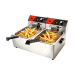 CS Euro Commercial Fryer Double Electric 2x11 litre 7kW Countertop KEF11L2