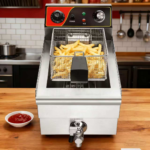 CS Euro Countertop Electric Fryer 13L Single Tank with Drain Tap KEF131V