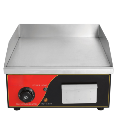 CS Euro Countertop 2.2kw Electric Flat Smooth Griddle 365x480x220mm KEG-810