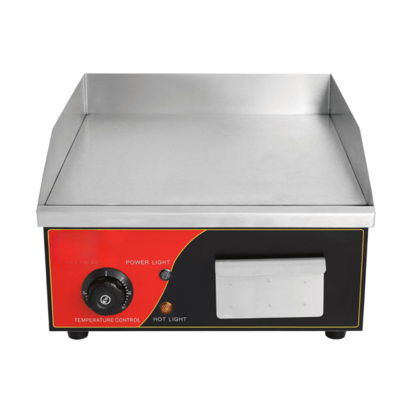 CS Euro Countertop 2.2kw Electric Flat Smooth Griddle 365x480x220mm KEG-810