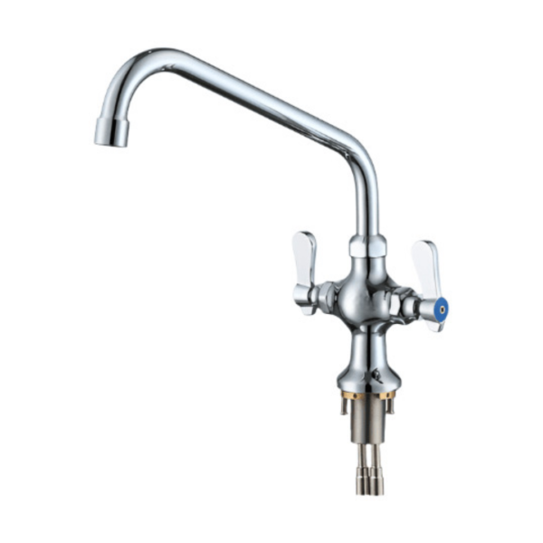 CS Euro Commercial Basin Mixer Tap 12" Swivel Spout KF1109C-TU04