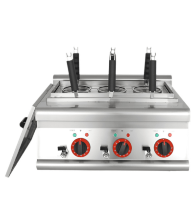 CS Euro Commercial Electric Pasta Cooker 6 baskets 6kW Table top KG6E
