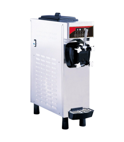 CS Euro Single Flavour Soft Serve Ice Cream Machine With Air Pump 18-22L/H Table Top