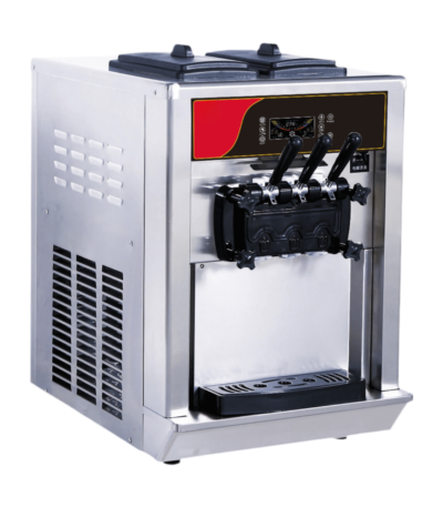 CS Euro Three Flavour Soft Serve Ice Cream Machine 18-26L/H Air Pump KIC8219T