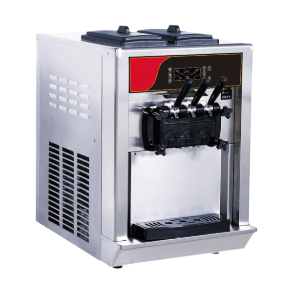 CS Euro Three Flavour Soft Serve Ice Cream Machine 18-26L/H Air Pump KIC8219T