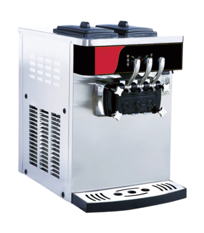 CS Euro Three Flavour Soft Serve Ice Cream Machine 20-28L/H Air Pump KIC9230T