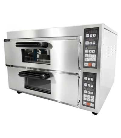 CS Euro Commercial Pizza oven Electric 2 chambers 500x500mm Digital controls 220V KPO2LC