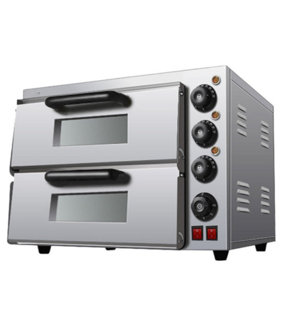 CS Euro Twin Deck Electric Pizza oven 4+4 pizzas of 8'' KPO2S
