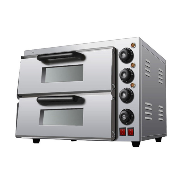 CS Euro Twin Deck Electric Pizza oven 4+4 pizzas of 8'' KPO2S