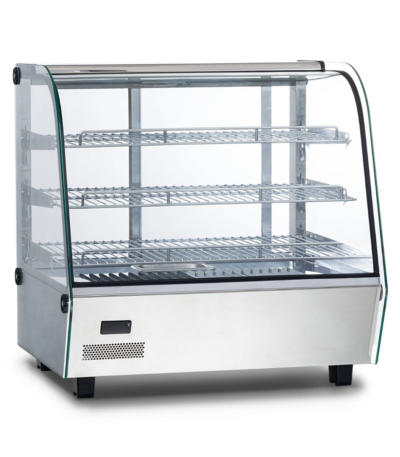 CS Euro Commercial Heated Display Warmer 120L 3 Shelf Stainless Steel KR-120L