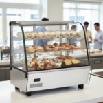 CS Euro Commercial Heated Display Warmer 120L 3 Shelf Stainless Steel KR-120L