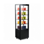 CS Euro Commercial Display Cooler 4 Shelf 235L Black KR-235L