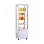 CS Euro Commercial Display Cooler 4 Shelf 235L White KR-235L