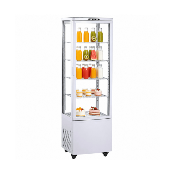 CS Euro Commercial Display Cooler 4 Shelf 235L White KR-235L