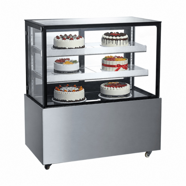 CS Euro Commercial Cake Display Fridge 300L 905mm Glass Showcase KR-270Z