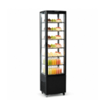 CS Euro Commercial Display Cooler 6 Shelf 280L Black KR-290L