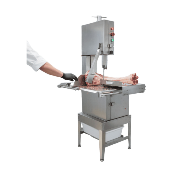 CS Euro Industrial Bone Saw 2400mm Heavy Duty Standing Stainless Steel KR300A