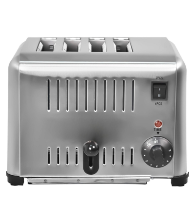 CS Euro Commercial 4 Slice Toaster Electric stainless steel KR-4ATS