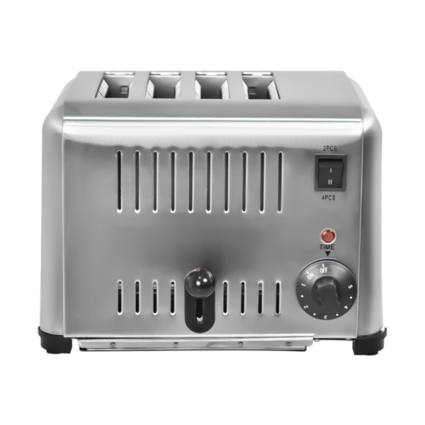 CS Euro Commercial 4 Slice Toaster Electric stainless steel KR-4ATS
