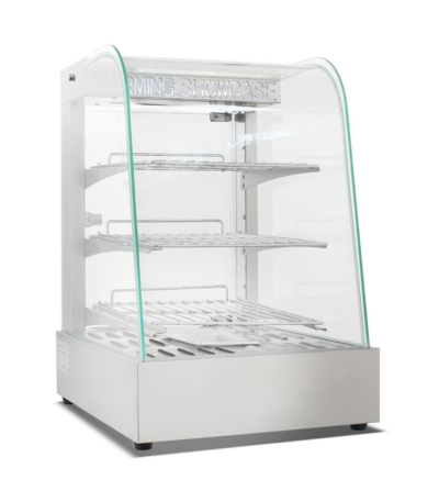 CS Euro Commercial Heated showcase food warmer 370mm Width Countertop KR701