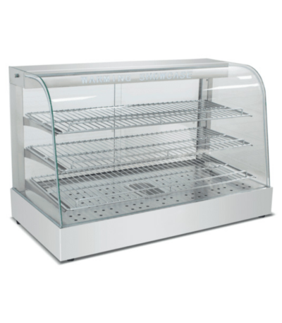 CS Euro Heated Display Warmer 900mm 3 Shelf Countertop KR703