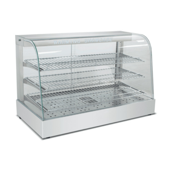 CS Euro Heated Display Warmer 900mm 3 Shelf Countertop KR703