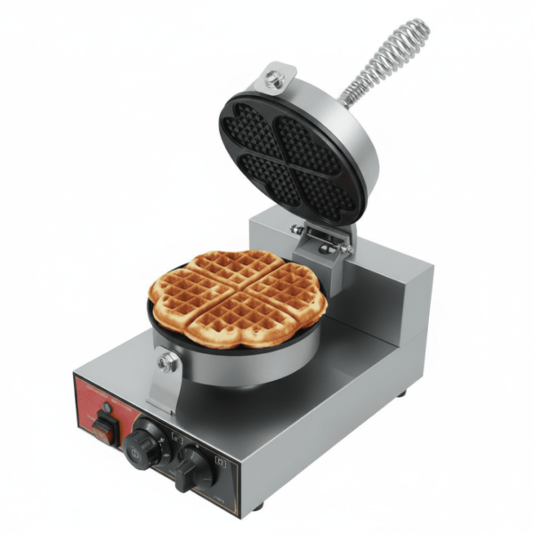 CS Euro Heart Waffle Maker Single Plate 4 Heart 1200W KR-HW4