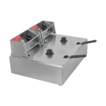 CS Euro Commercial Fryer Double Electric 2x6 litre 5kW Countertop