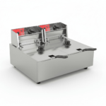 CS Euro Commercial Fryer Double Electric 2x6 litre 5kW Countertop