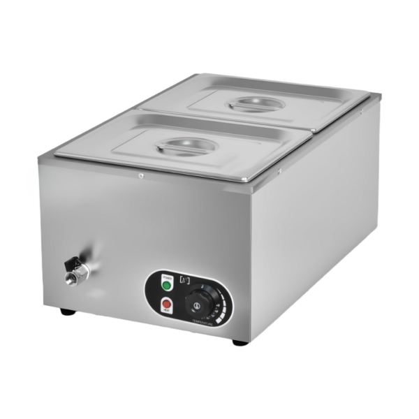 CS Euro Electric Bain Marie 2 x GN1/2 Pans with Tap KRB2V