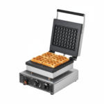 CS Euro Square Waffle Maker Single Belgian 1750W Countertop KRW-1