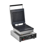 CS Euro Square Waffle Maker Single Belgian 1750W Countertop KRW-1