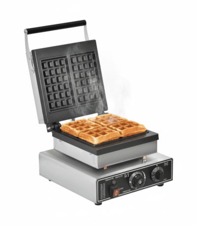 CS Euro Square Waffle Maker 2 Waffle 1750W Belgian Countertop KRW-2