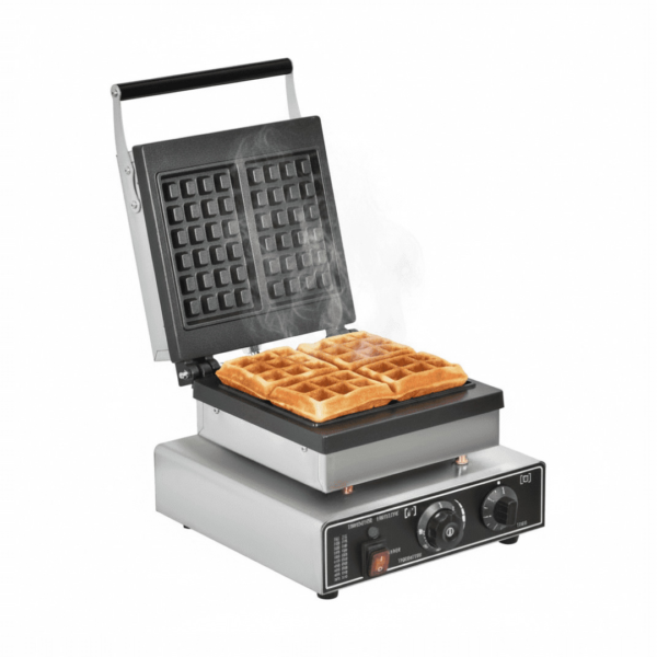 CS Euro Square Waffle Maker 2 Waffle 1750W Belgian Countertop KRW-2