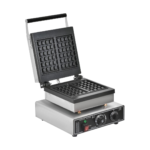 CS Euro Square Waffle Maker 2 Waffle 1750W Belgian Countertop KRW-2