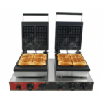 CS Euro Square Waffle Maker 2 Plate 6 Waffle 3.5kW KRW-6