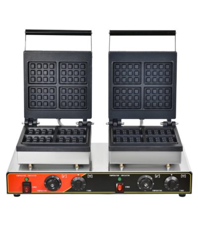 CS Euro Square Waffle Maker 2 Plate 8 Waffle 3.5kW KRW-8