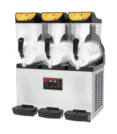 CS Euro Commercial Triple Slush Machine 3x15 litres 2-in-1