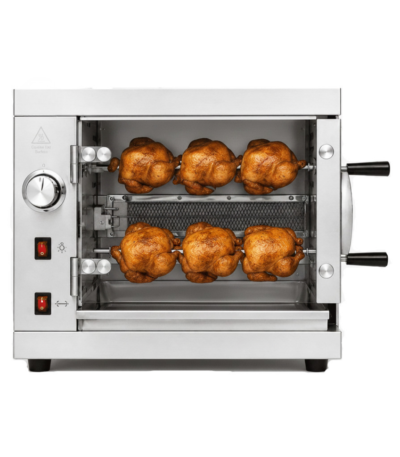 CS Euro Commercial Gas Chicken Rotisserie Oven 2 spit 6 chickens KY-2B
