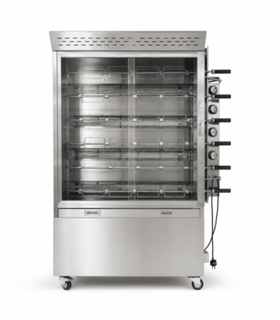 CS Euro Gas Chicken Rotisserie Cabinet Oven 6 Spit 30 Chicken KY6B