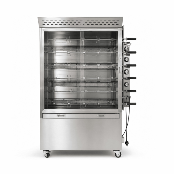 CS Euro Gas Chicken Rotisserie Cabinet Oven 6 Spit 30 Chicken KY6B