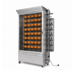 CS Euro Gas Chicken Rotisserie Cabinet Oven 8 Spit 40 Chickens KY8B