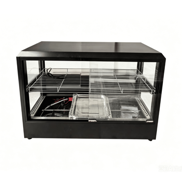 CS Euro Hot Display Cabinet 900mm Countertop Pie Warmer KY90