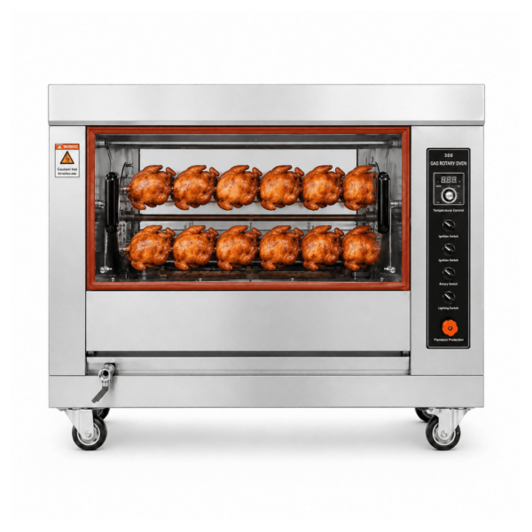CS Euro Gas Chicken Rotisserie Oven 4 Basket 16 Chicken KY368