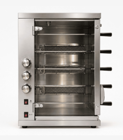 CS Euro Gas Chicken Rotisserie Oven 5 Rod 15 Chicken KY5B
