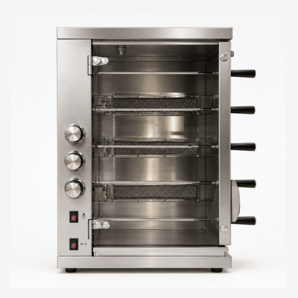 CS Euro Gas Chicken Rotisserie Oven 5 Rod 15 Chicken KY5B